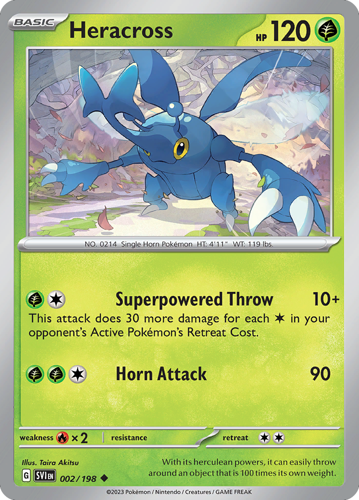 Scarlet & Violet Heracross #2/198